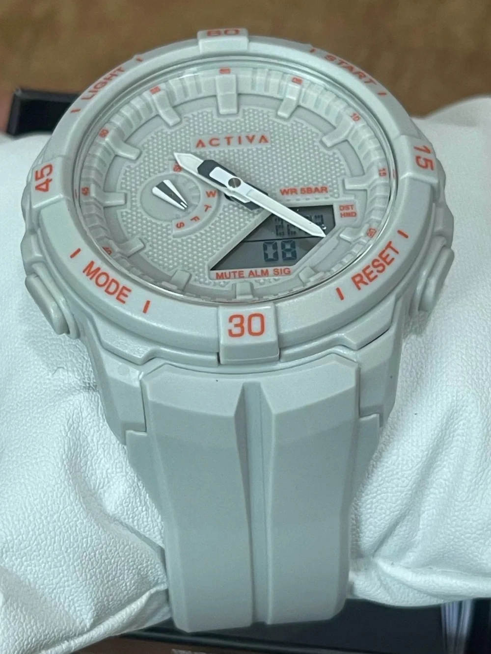 Activa Spry X Invicta Digital Essentials Men 53mm ABS Grey SK160 New